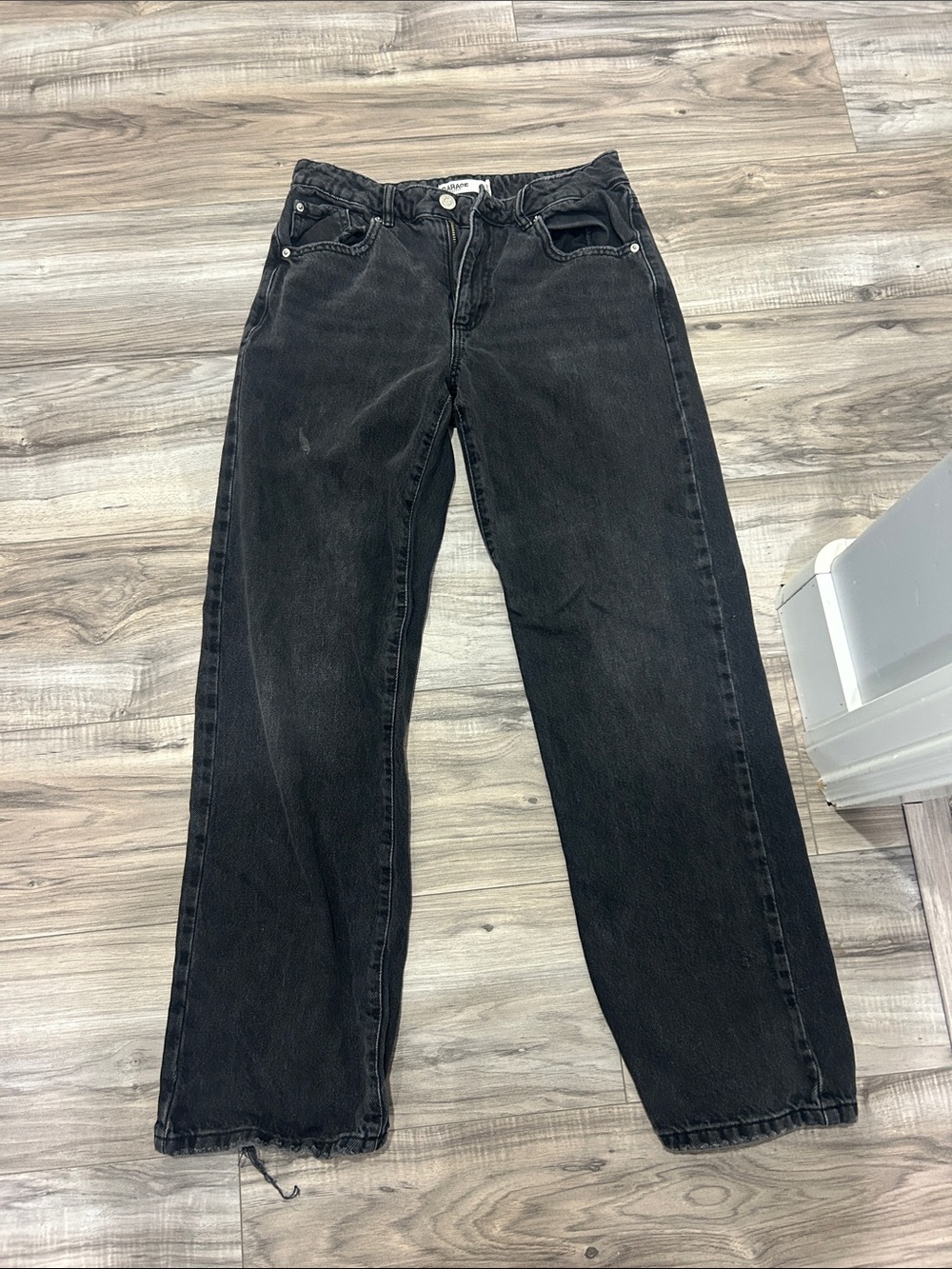 Garage Black Straight-Leg Women's Jeans